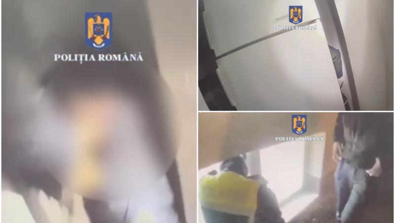 Bărbat prins la furat într-o casă din Sectorul 2. Era ascuns după frigider când au venit poliţiştii