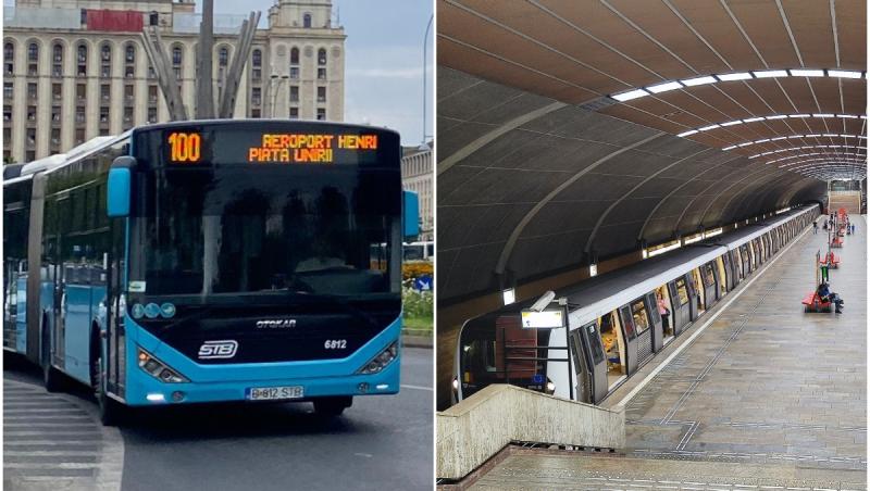 Program STB şi Metrorex de Anul Nou 2025. Cum circulă autobuzele de Revelion. Programul metroului