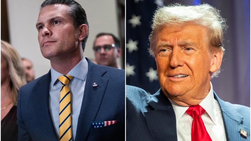 Donald Trump se gândește deja să schimbe propunerea făcută pentru şefia Pentagonului. Cu cine vrea să-l înlocuiască pe Pete Hegseth