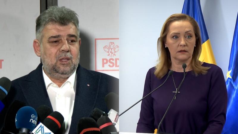 Marcel Ciolacu o susţine pe Elena Lasconi, după desecretizare: "În fața acestei realități, o voi sprijini pe doamna Elena Lasconi"