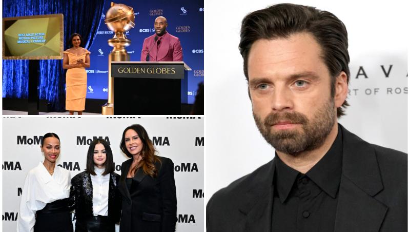 Nominalizări Globurile de Aur 2025. Filmul "Emilia Perez" are 10 selecţii. Sebastian Stan, dublă şansă la premiu