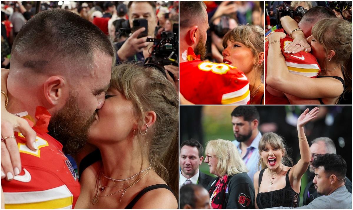 Cine este noul iubitul al lui Talylor Swift. Artista i-a sărit în brațe pe terenul de la Super Bowl, după ce echipa lui a câștigat meciul