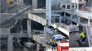 Cinci muncitori morți, după dezastrul de pe șantierul supermarketului din Florența. Doi dintre românii răniți, în stare gravă în spital