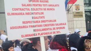 Nou protest anunţat la Ministerul Muncii. Efectul neaşteptat al majorării salariilor de bază cu 5%, în luna ianuarie