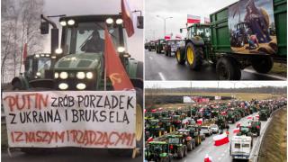 "Putin, fă ordine în Ucraina". Mesajul controversat afişat la protestul fermierilor din Polonia. Ministrul de Interne a condamnat imediat gestul