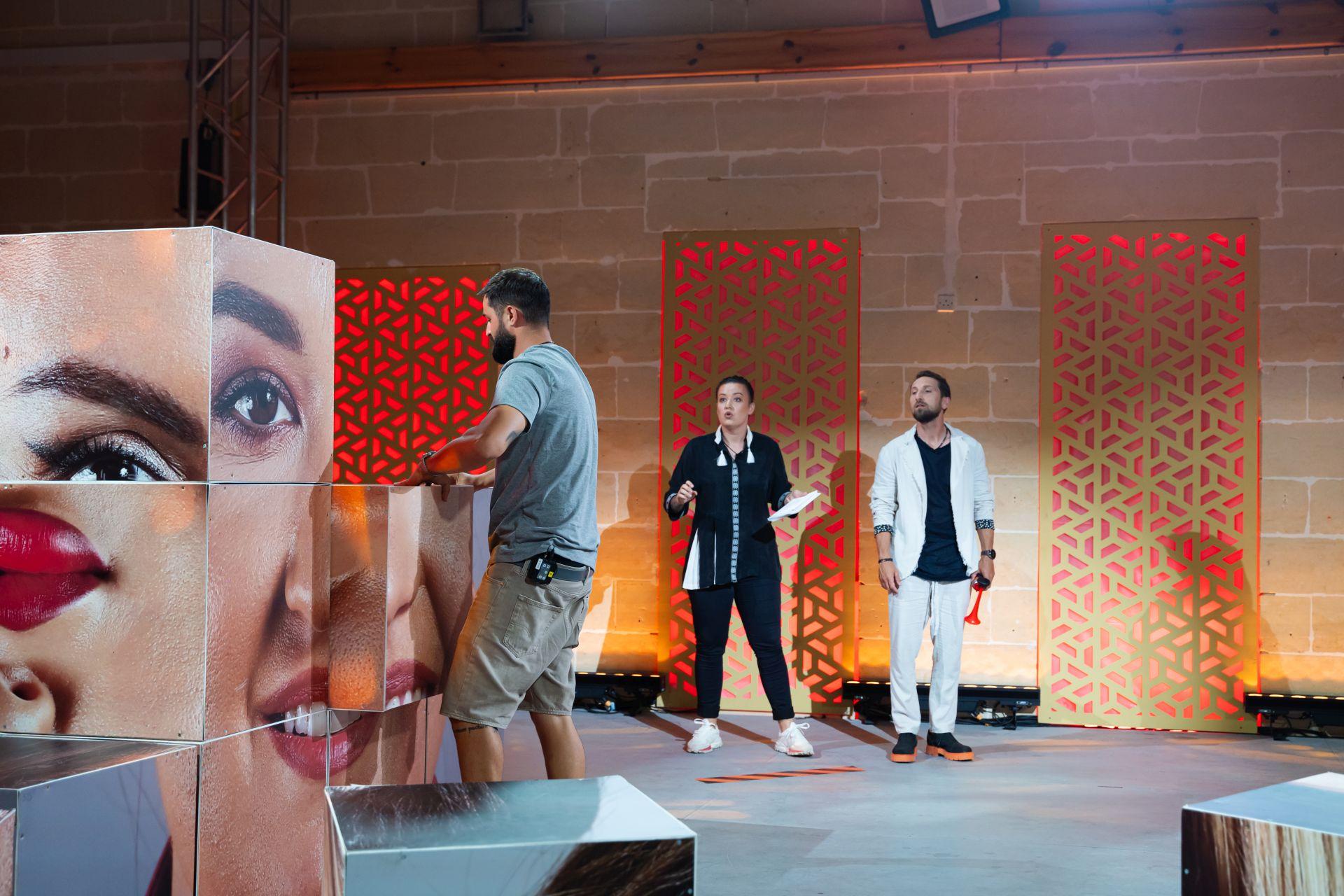 Roxana Blenche și Cătălin Bucur, propuși spre eliminare la Power Couple România. Panică la proba cuplurilor! Sorin Gonțea: "Am văzut că Daiana înghețase și tremura"