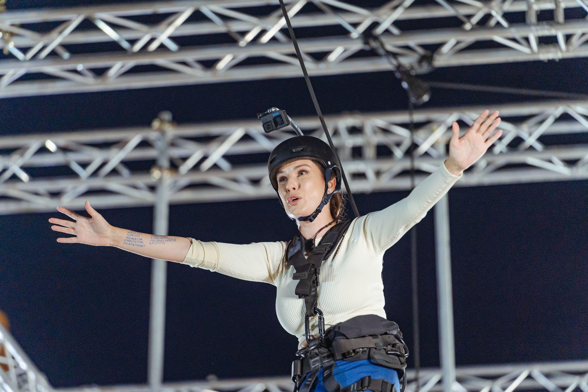 Roxana Blenche și Cătălin Bucur, propuși spre eliminare la Power Couple România. Panică la proba cuplurilor! Sorin Gonțea: "Am văzut că Daiana înghețase și tremura"