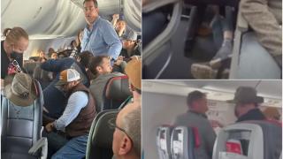 Panică la bordul unui avion din SUA. Pasagerii l-au imobilizat pe un bărbat care încerca să deschidă ușa, în timpul zborului