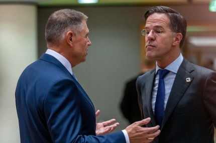 Klaus Iohannis Mark Rutte