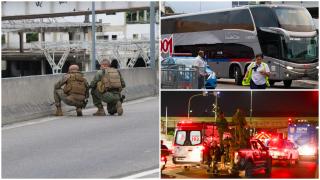 Luare de ostatici într-un autobuz, în Rio de Janeiro. Două persoane au fost împușcate