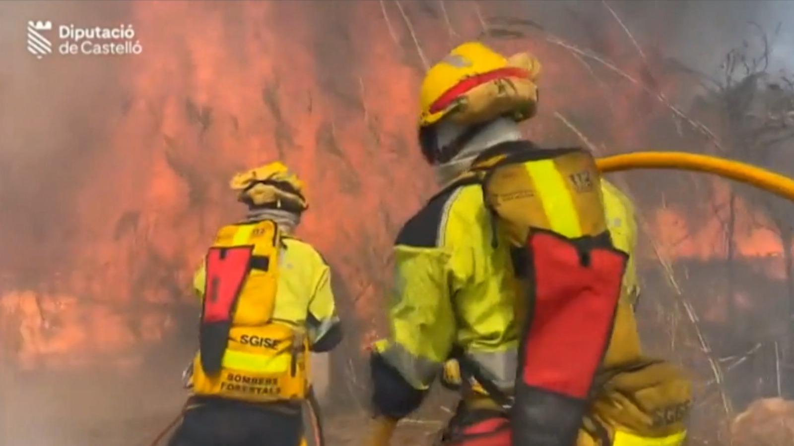 Valencia, distrusă de 4 incendii de vegetaţie. Zeci de pompieri, trimişi să se lupte cu flăcările