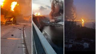 Ruşii au lovit barajul de pe Nipru de la cea mai mare centrală hidroelectrică a Ucrainei, DniproHES din Zaporojie. "A izbucnit un incendiu, dar nu e risc de spargere"