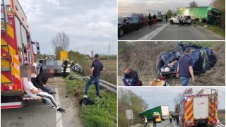 "Copiii dormeau în mașini, desculți". Un șofer român a măturat cu TIR-ul o coloană de 15 maşini, la punctul de frontieră Stara Gradiška din Croaţia