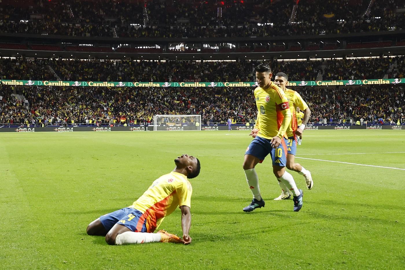 Columbia - România 1-0. Cordoba deschide rapid golul, după o fază creată de Luis Diaz