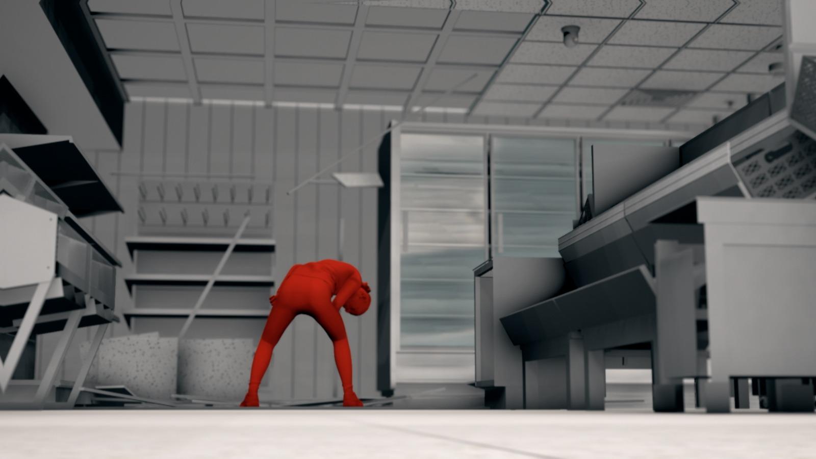 Tavanul supermarketului Supeco, prăbuşit peste o clientă. Martor: "Cred că d'aia a şi căzut"