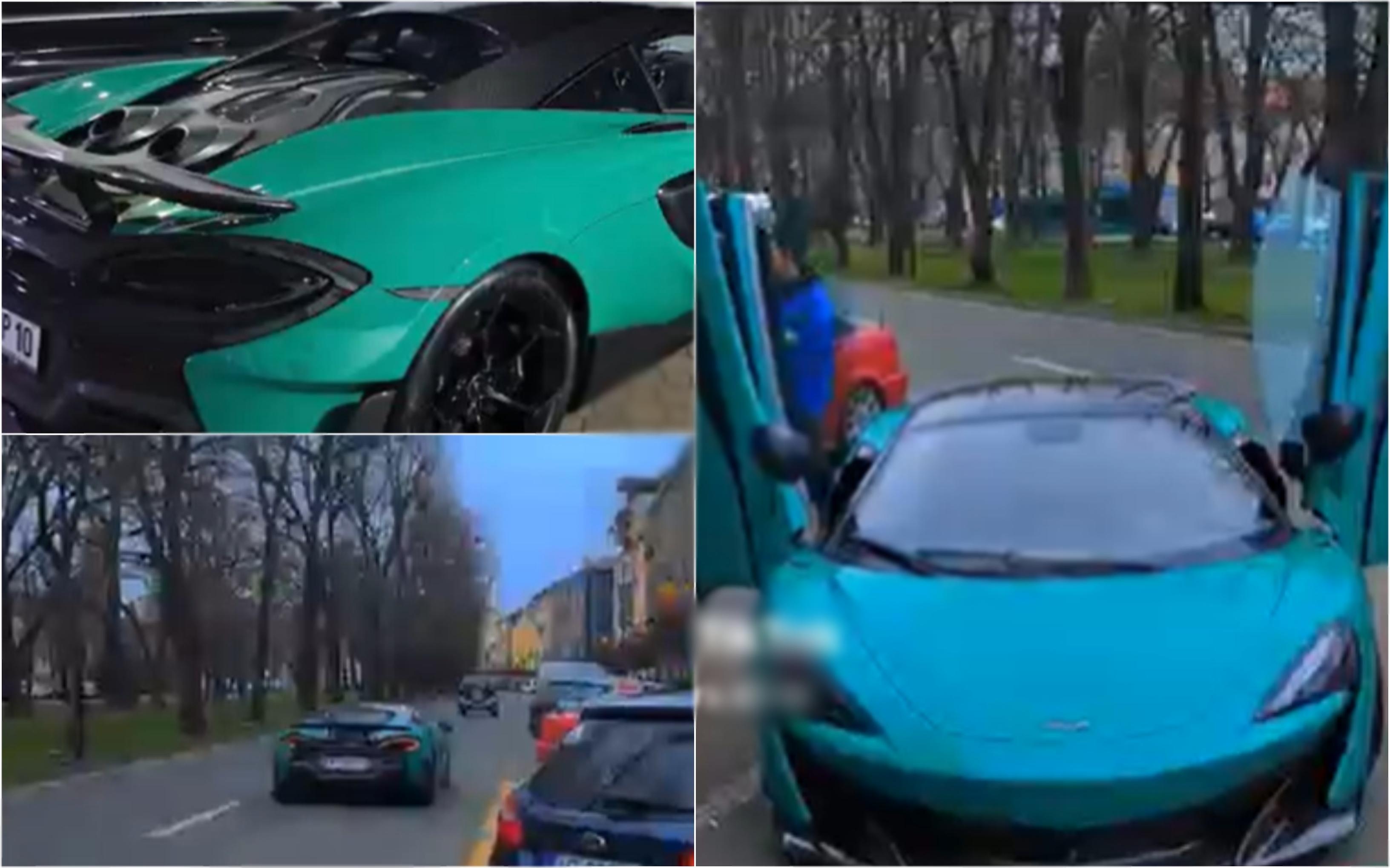 Cum a reușit austriacul prins drogat la volan să treacă fără probleme prin vama Nădlac cu un McLaren cu numere false