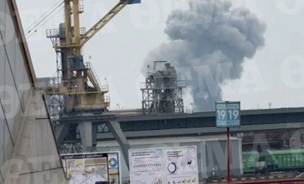 Atacul din Odesa "nu a fost" o încercare de asasinare a lui Zelenski. Ce arată singura fotografie disponibilă cu explozia rachetei