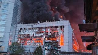 Rusia a distrus o mare termocentrală din apropiere de Kiev.  Arsenalul cu care a atacat azi Ucraina