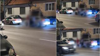 "Ia uitaţi ce omor îşi dau!" Bătaie filmată pe o şosea din Braşov, după ce un bărbat s-a luat la ceartă cu şoferiţa de ridesharing