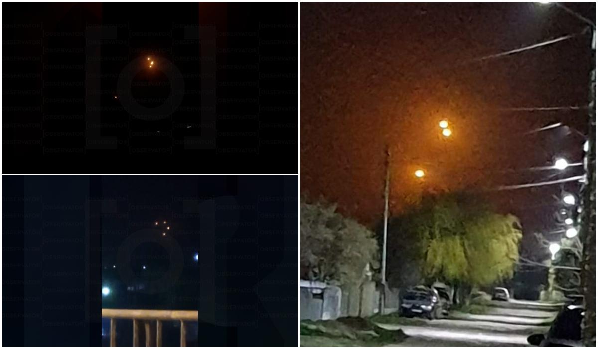 Panică în judeţul Galaţi, după ce oamenii au văzut mai multe lumini pe cer. Oamenii cred că ar fi vorba de drone