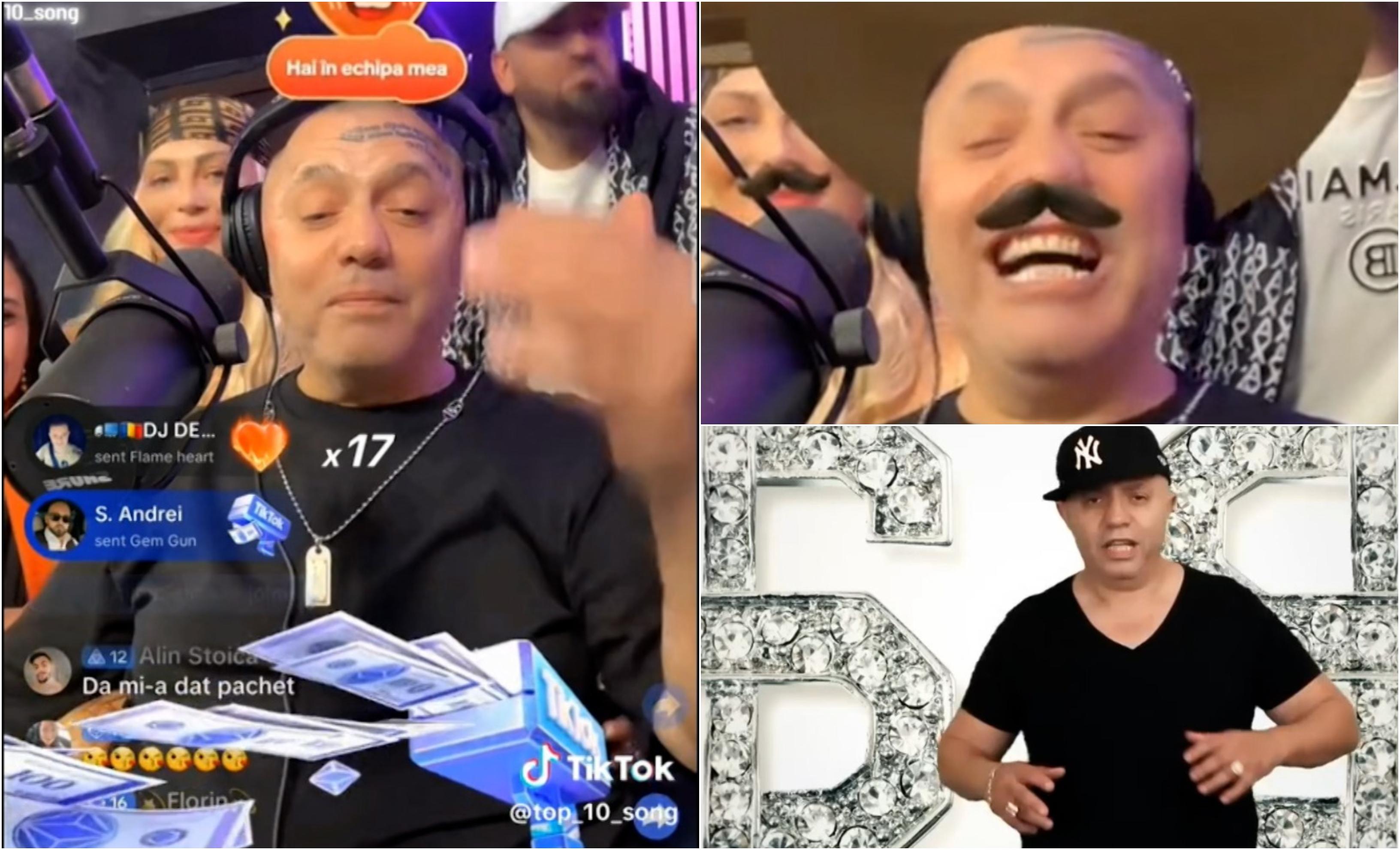 Probleme pentru Nicolae Guţă, după ce a făcut 180.000 de euro în 4 ore pe TikTok. Manelistul a făcut dedicaţii pe live