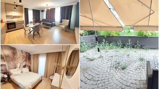 Preţul uriaş cerut pentru închirierea unui apartament de 54 mp în Cluj. Pe terasă cresc buruieni, dar locuinţa este prezentată ca "spectaculoasă"