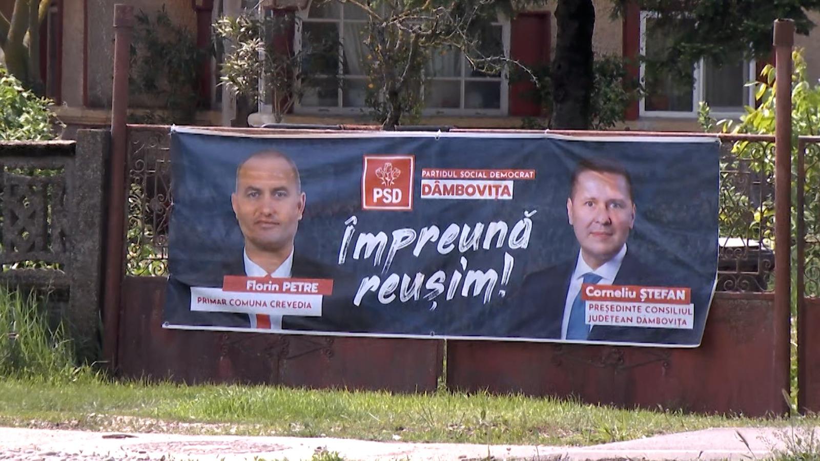 Primarul din Crevedia, suspendat de PSD, candidează şi acum pentru acelaşi partid. Şi-a făcut campania pe casele distruse de explozie