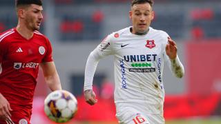 Oţelul Galaţi - FC Hermannstadt 1-0. Unicul gol al meciului a fost marcat de Yabre, în minutul 3