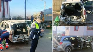 Accident mortal în Dolj. O femeie de 47 de ani şi-a pierdut viaţa după ce un şofer nu a dat prioritate şi a intrat într-un TIR