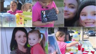 O fetiță de 7 ani din SUA s-a apucat de vândut limonadă pentru a strânge bani de cruce la mormântul mamei: "Știu că o privește de sus și e fericită"