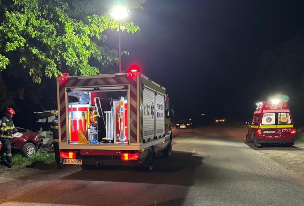 O femeie a murit şi alta a fost rănită într-un accident înfiorător, pe un drum din Vaslui. Maşina în care se aflau a derapat şi s-a înfipt într-un copac