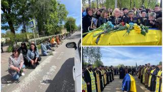 16 soldați ucraineni înmormântaţi într-o groapă comună din Cernăuți la decizia familiilor. Toţi au servit în aceeaşi brigadă