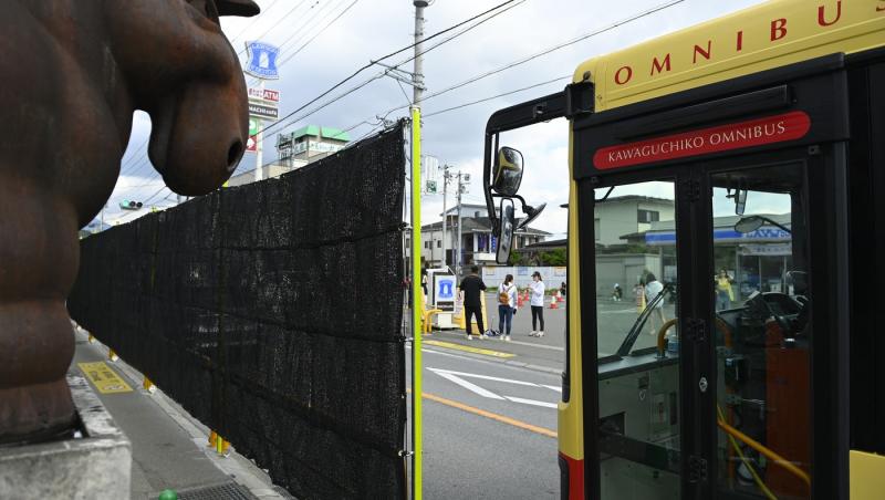 Un oraş din Japonia a montat un gard de 20 de metri pentru a bloca o privelişte virală către muntele Fuji