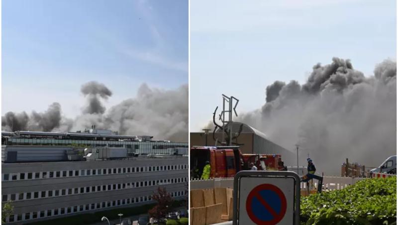Incendiu la sediul Novo Nordisk, gigantul danez care produce Ozempic. Coloana de fum gri, vizibilă de la 30 de km