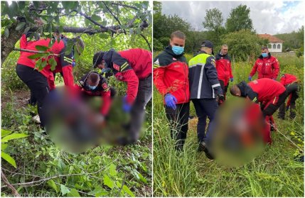 Bătrân de 91 de ani, găsit mort la scurt timp după ce nepoata lui l-a dat dispărut, în Gorj. O dronă cu termoviziune a găsit cadavrul