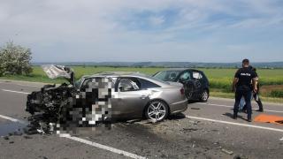 Accident cu șase răniți pe E85, în județul Vrancea. Trei mașini s-au izbit puternic