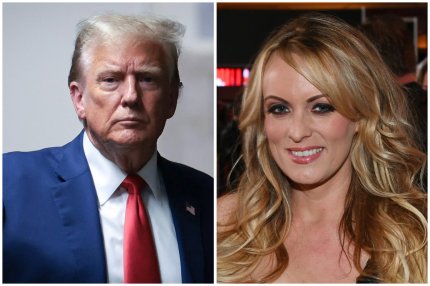 Stormy Daniels față în față cu Donald Trump la tribunal: "Am făcut sex cu el, l-am bătut peste fund cu o revistă. Mi-a spus că semăn cu fiica lui"