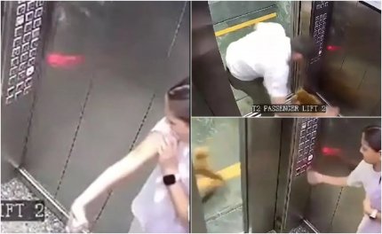 Fetiță, la un pas de a fi sfâșiată de un câine într-un lift din India. Un vecin a salvat-o chiar înainte să se închidă ușile