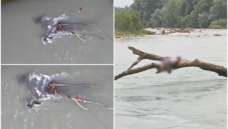 Doi bărbaţi, luaţi de ape în timp ce încercau să traverseze un râu din Padova. Unul dintre ei s-a agăţat de un copac în ultimul moment