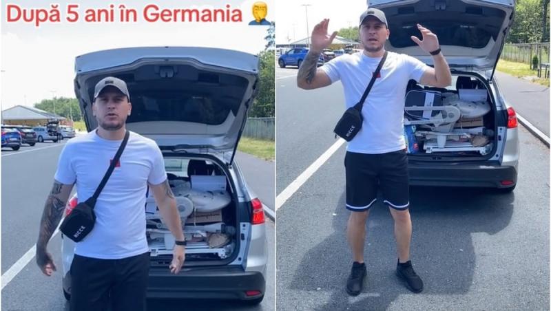 Mesajul unui moldovean care se mută acasă după 5 ani trăiți în Germania. Videoclipul a stârnit mii de reacții: "Mulțumesc pentru depresie"