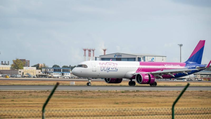 Wizz Air mută trei zboruri internaţionale de pe Aeroportul Otopeni pe Aeroportul Internaţional Băneasa