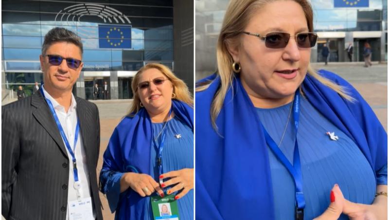 Diana Şoşoacă anunţă că vrea să candideze la prezidenţiale: Venim la preşedinţie, da. S-a filmat cu Luis Lazarus în faţa Parlamentului European