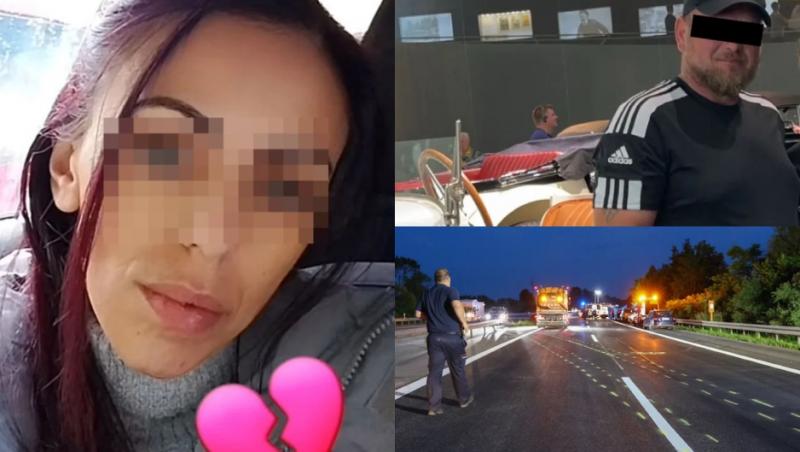 Crimă mascată de un accident în Germania. O româncă de 30 de ani, găsită moartă pe bancheta din spate a unei maşini. Alina fusese înjunghiată de Vlad, fostul ei soţ