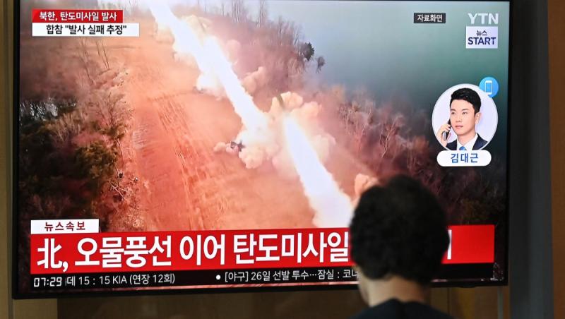 O rachetă hipersonică, testată de Coreea de Nord, a explodat în aer