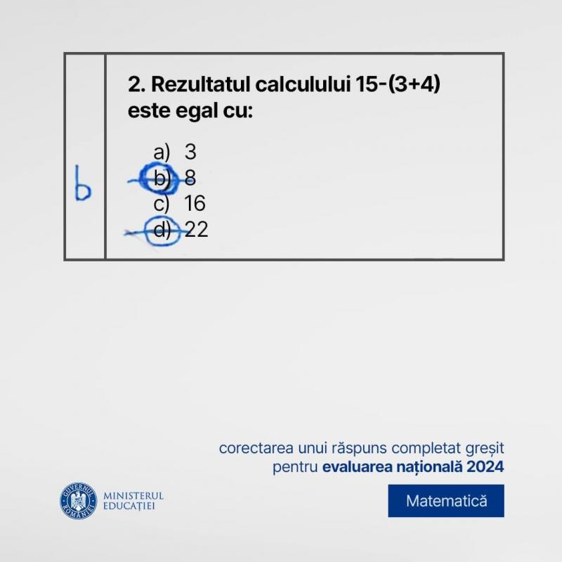 Subiecte la Evaluarea Națională 2024 - matematică. Elevii au la dispoziţie două ore pentru a rezolva subiectele Subiecte la Evaluarea Națională 2024 - matematică. Elevii au la dispoziţie două ore pentru a rezolva subiectele