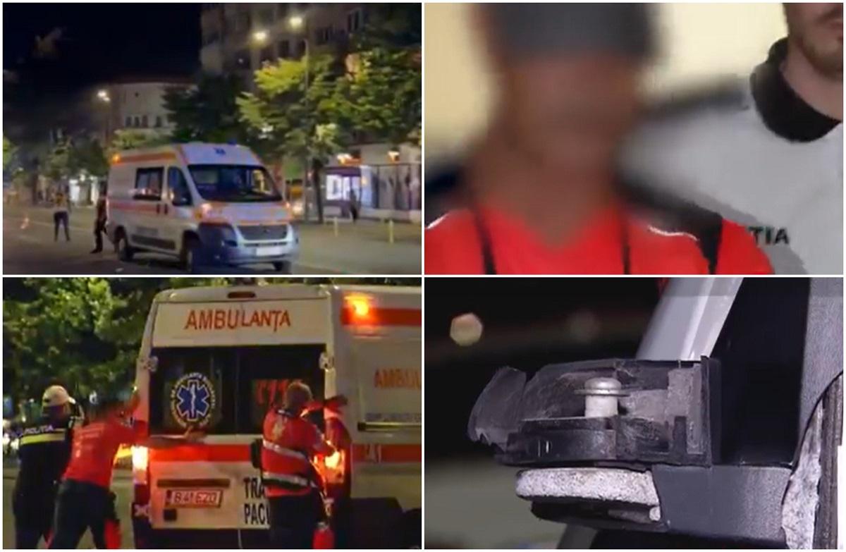 Șofer de ambulanță, beat în misiune. Se grăbea să ajungă la un pacient și a lovit un pieton care traversa neregulamentar, în Capitală