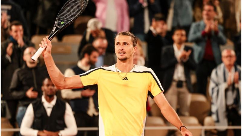 Roland Garros 20204. Alexander Zverev s-a calificat în semifinale, după ce l-a învins pe australianul Alex de Minaur