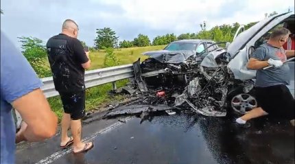 accident microbuz Timiș