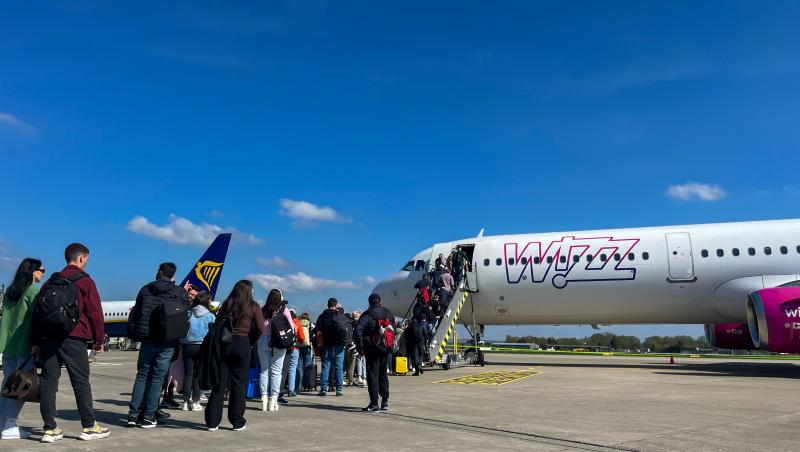 Wizz Air lansează cinci rute noi din Bucureşti şi Cluj-Napoca. Ce destinaţii pot vizita românii