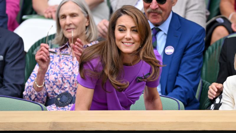 Prințesa Kate, primire călduroasă și ovații la finala masculină de la Wimbledon. Îi va înmâna trofeul câștigătorului